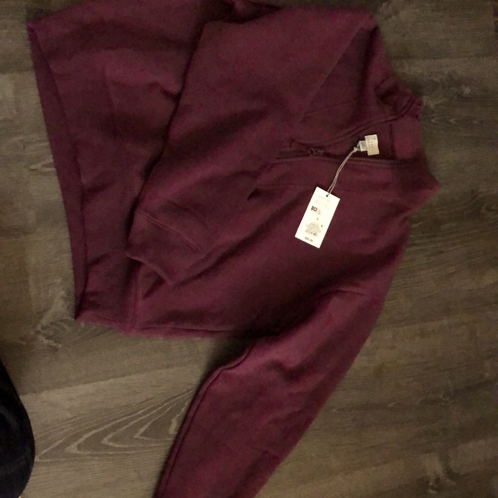 New with tags maroon zip up sweatshirt. From a.new.day. Size small